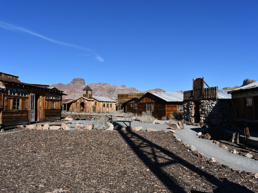 The incredibly well preserved Castle Dome City ghost town.