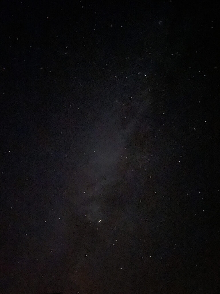This is what the night sky looks like in the middle of the desert without any light pollution.