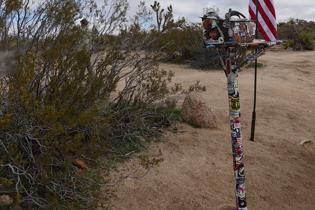 The mailbox on the Mojave Road
